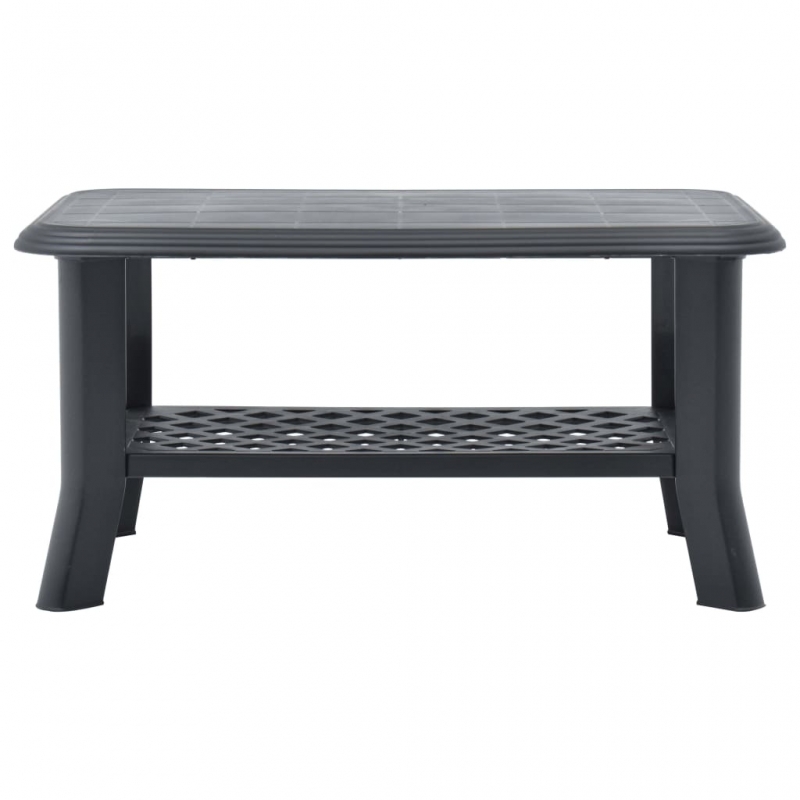 Couchtisch Anthrazit 90x60x46 cm Kunststoff