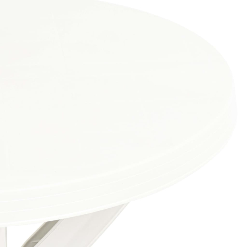 Bistrotisch Weiß Ø70 cm Kunststoff