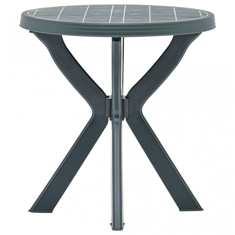 Bistrotisch Grün Ø70 cm Kunststoff