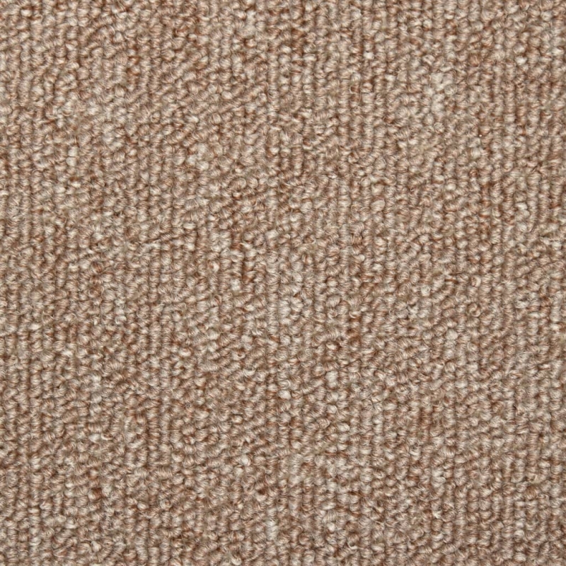 Teppich-Treppenstufen 15 Stk. 65x21x4 cm Hellbraun