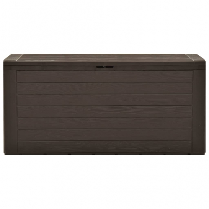Gartentruhe Braun 116x44x55 cm