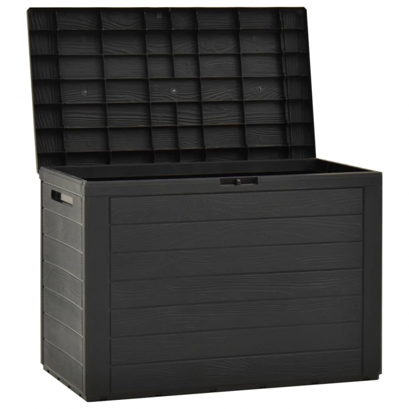 Gartentruhe Anthrazit 78x44x55 cm