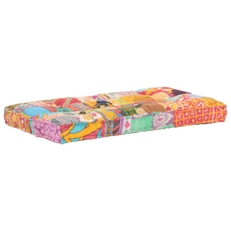 Palettensofa-Auflage Mehrfarbig Stoff Patchwork