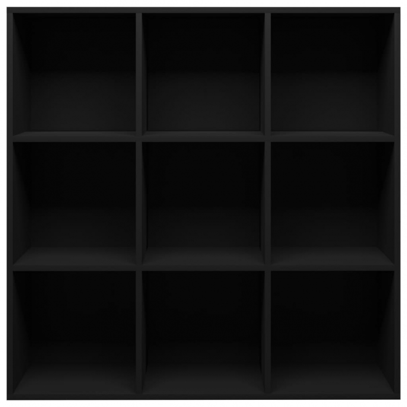Bücherregal Schwarz 98x29x97,5 cm Holzwerkstoff