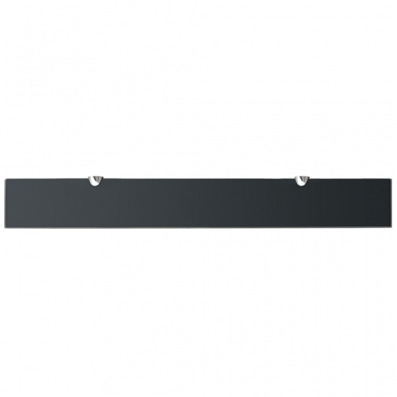Schwebende Regale 2 Stk. Glas 80x10 cm 8 mm