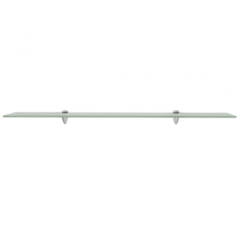 Schweberegale 2 Stk. Glas 100x10 cm 8 mm