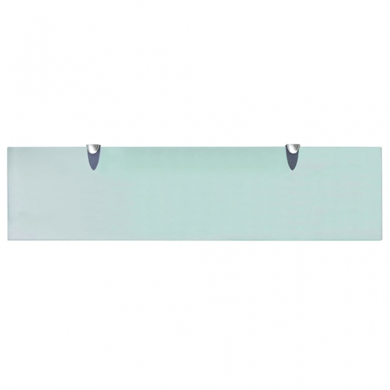 Schwebende Regale 2 Stk. Glas 80x20 cm 8 mm