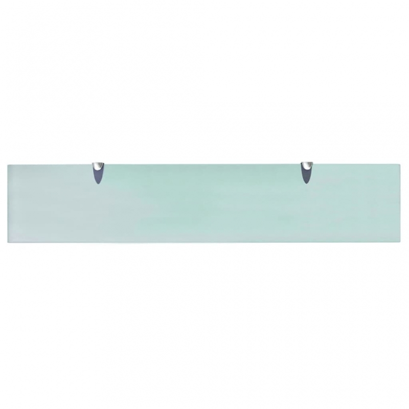 Schwebende Regale 2 Stk. Glas 100x20 cm 8 mm