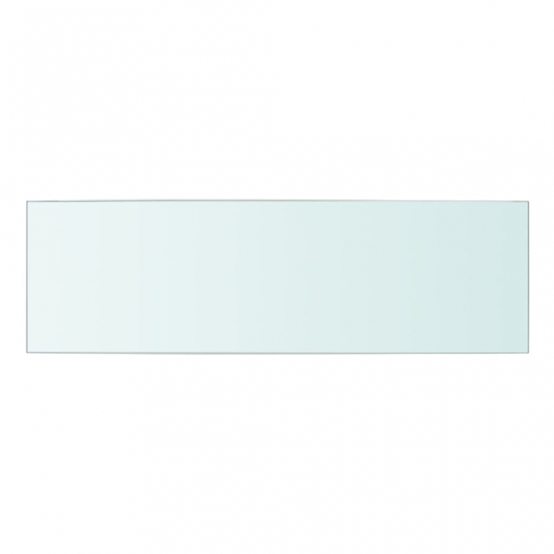 Regalböden 2 Stk. Glas Transparent 50x15 cm