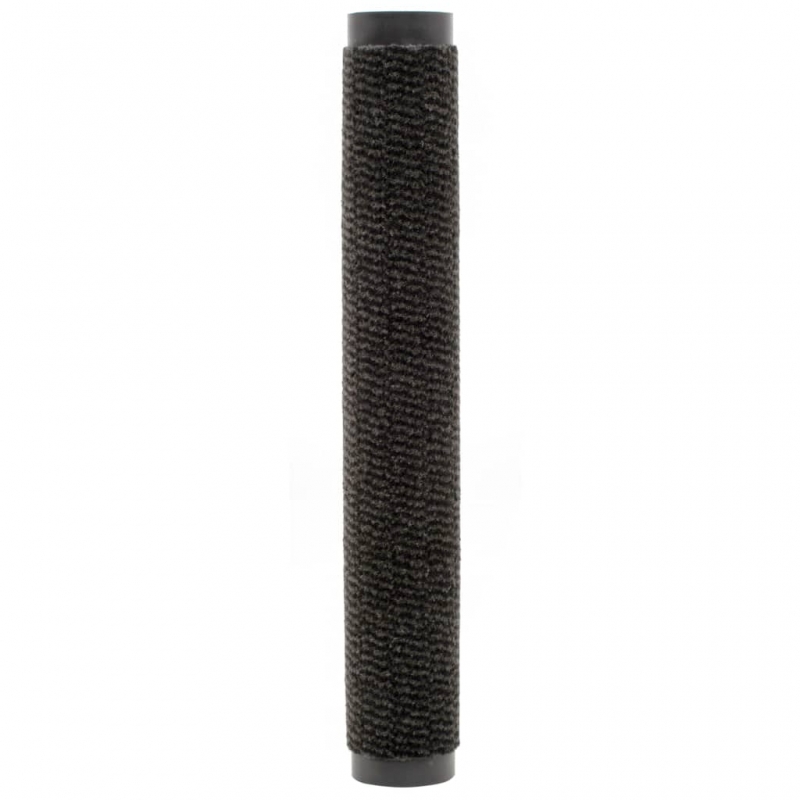 Schmutzfangmatten 2 Stk. Rechteckig Getuftet 80x120cm Schwarz