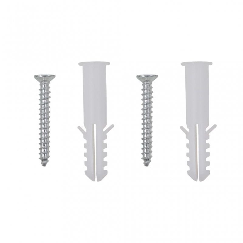 Wandspiegel 2 Stk. 70 cm Rund Glas