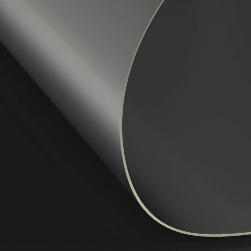 Tischfolie Matt Ø 90 cm 2 mm PVC