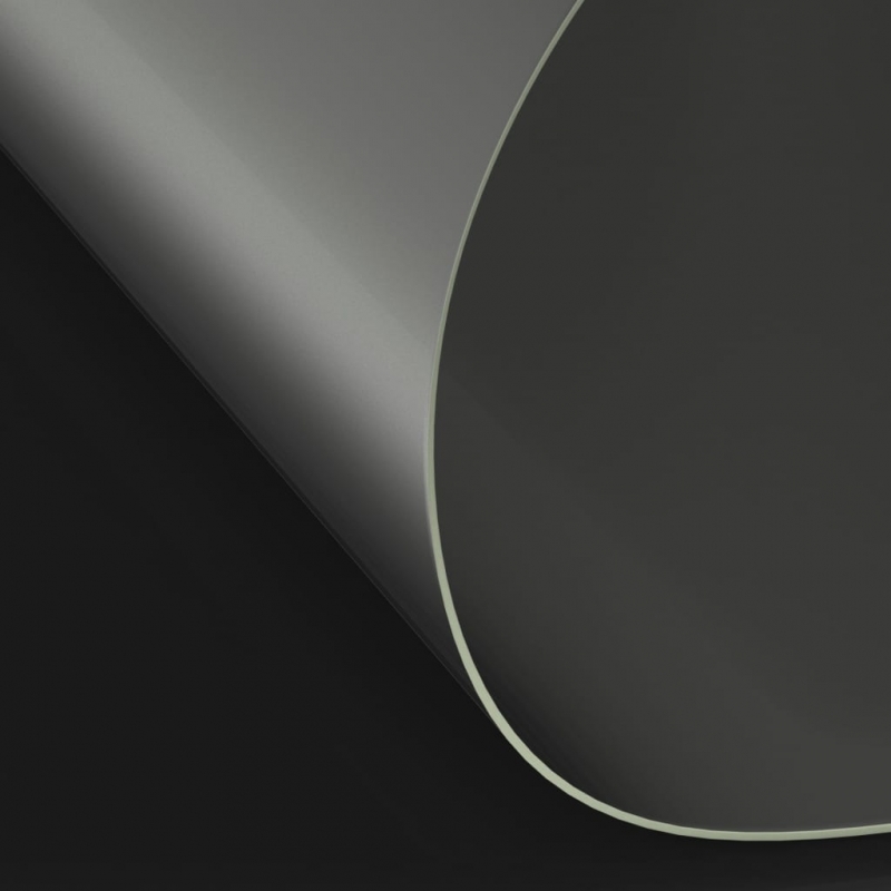 Tischfolie Matt Ø 100 cm 2 mm PVC