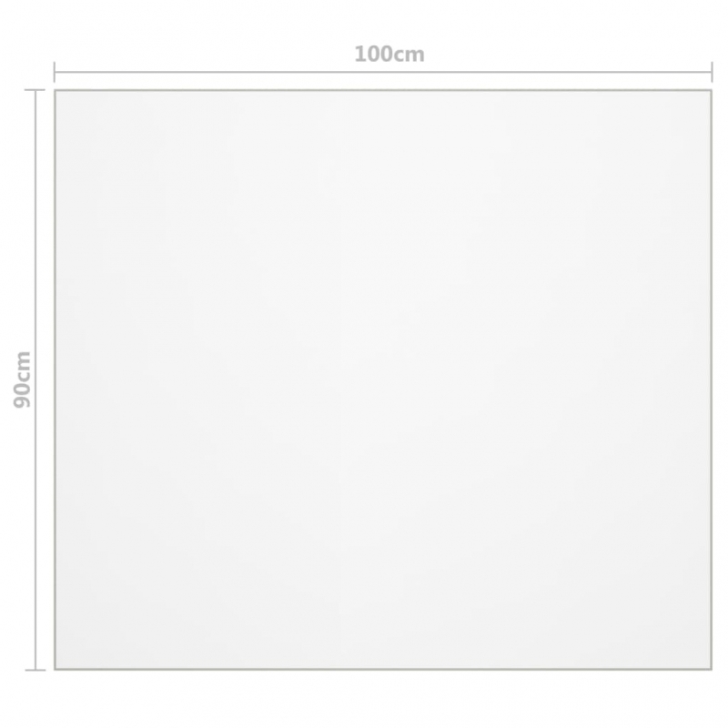 Tischfolie Matt 100x90 cm 1,6 mm PVC