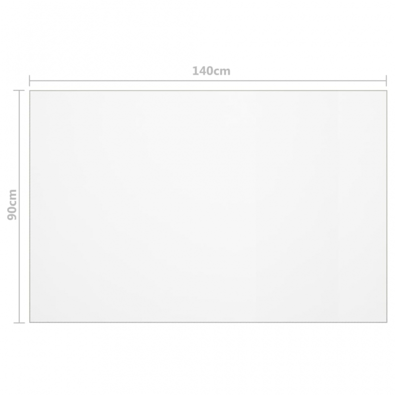 Tischfolie Matt 140x90 cm 2 mm PVC