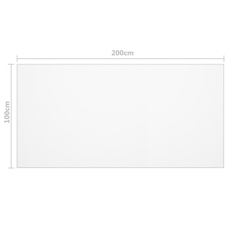 Tischfolie Matt 200x100 cm 2 mm PVC