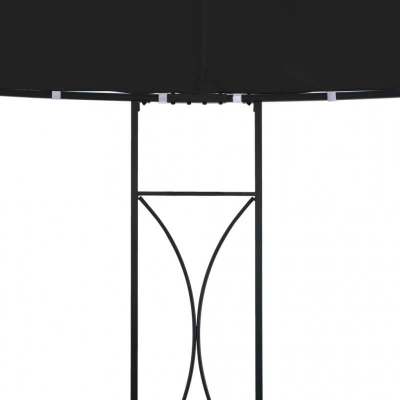 Pavillon 300 x 290 cm Anthrazit Rund