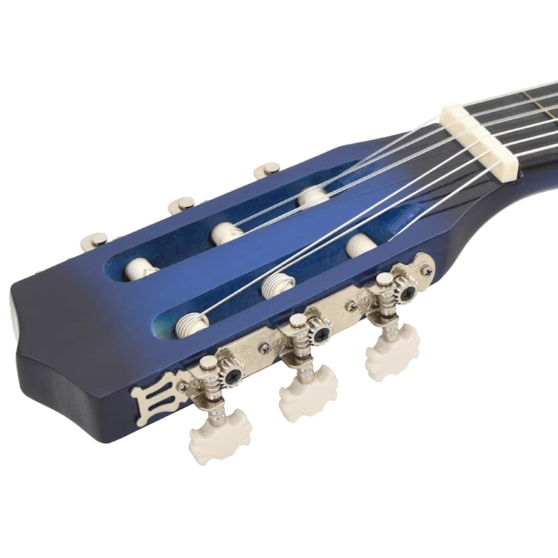 Klassikgitarre für Anfänger und Kinder Blau 3/4 36