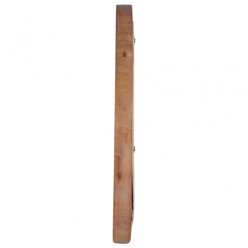 Wandspiegel 40 cm Teak Rund