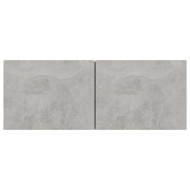 TV-Schrank Betongrau 80x30x30 cm Holzwerkstoff