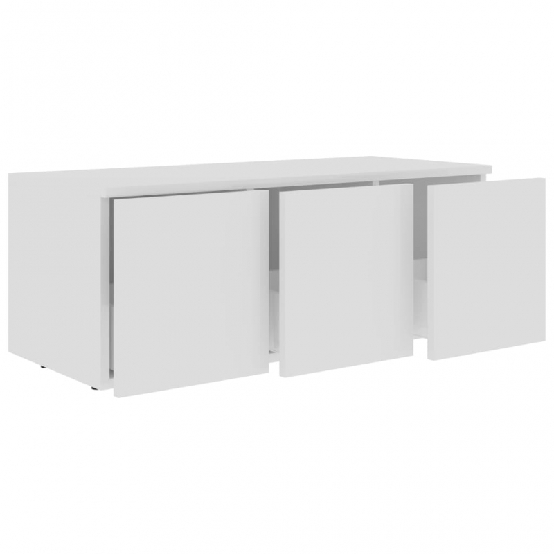 TV-Schrank Weiß 80x34x30 cm Holzwerkstoff