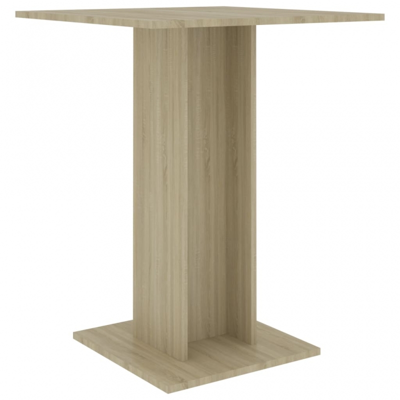 Bistrotisch Sonoma-Eiche 60x60x75 cm Holzwerkstoff