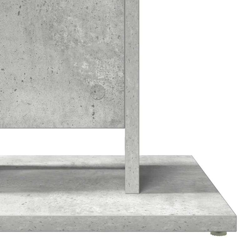 Bistrotisch Betongrau 60x60x75 cm Holzwerkstoff