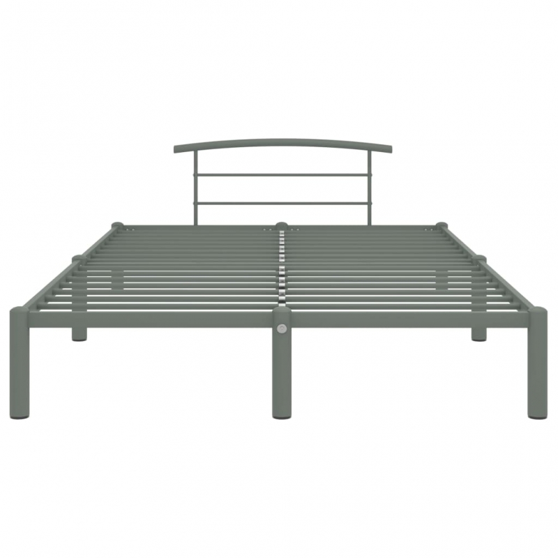 Bettgestell Grau Metall 120x200 cm