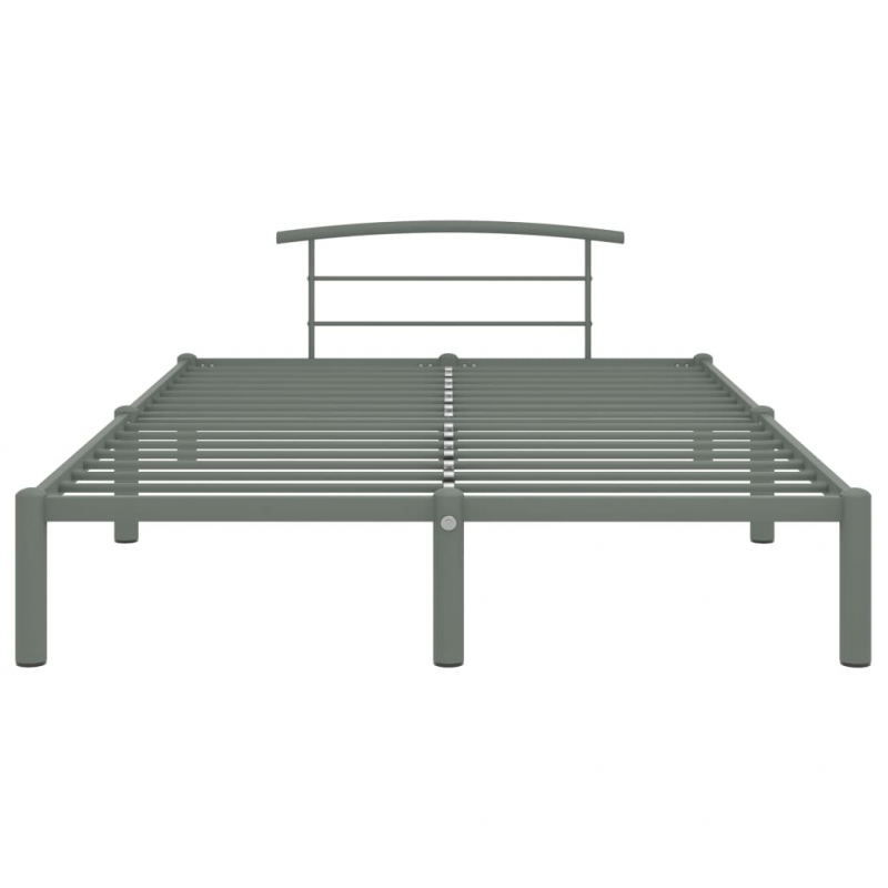 Bettgestell Grau Metall 160x200 cm