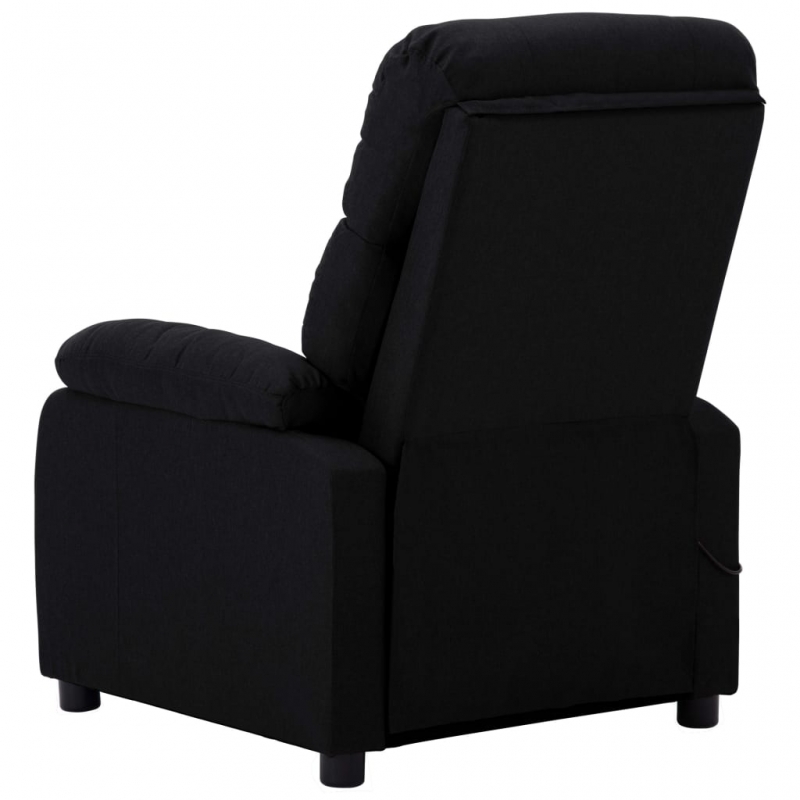 Massagesessel Schwarz Stoff