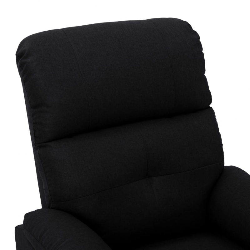Massagesessel Schwarz Stoff