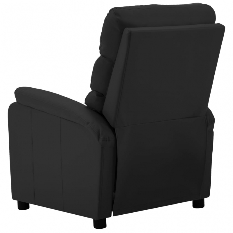 Relaxsessel Schwarz Kunstleder