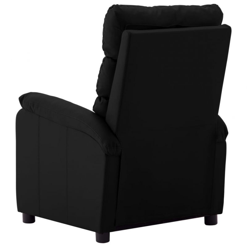 Massagesessel Schwarz Kunstleder