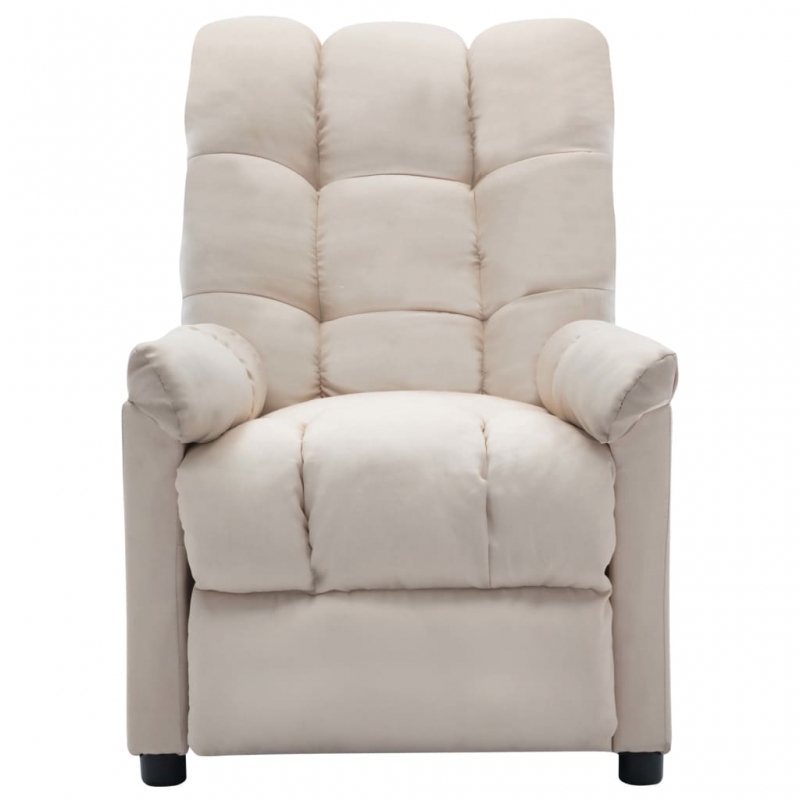 Relaxsessel Creme Stoff
