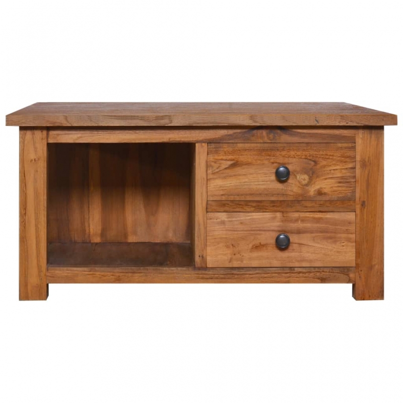 Couchtisch 68x68x33 cm Teak Massivholz