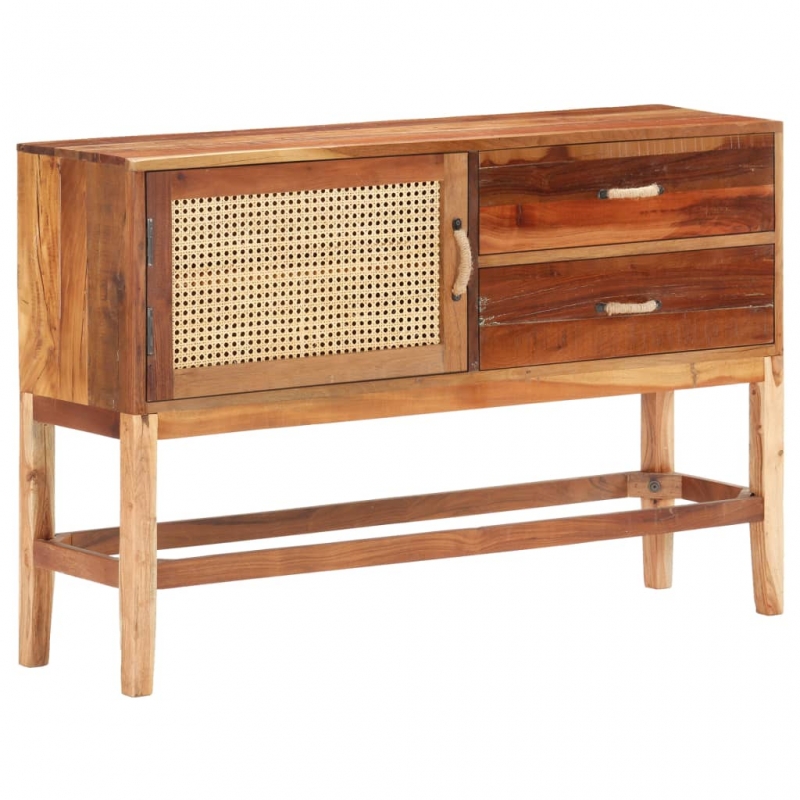 Sideboard 118x30x76 cm Altholz Massiv