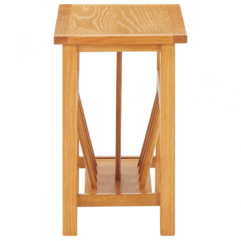 Zeitungstisch 45x27x42 cm Eiche Massivholz