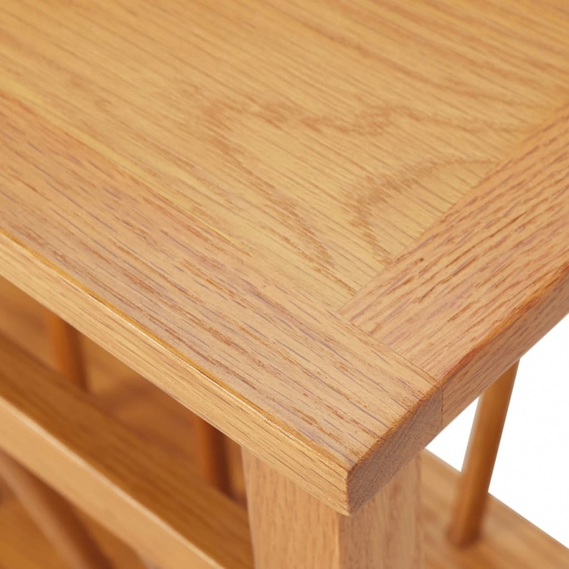 Zeitungstisch 45x27x42 cm Eiche Massivholz