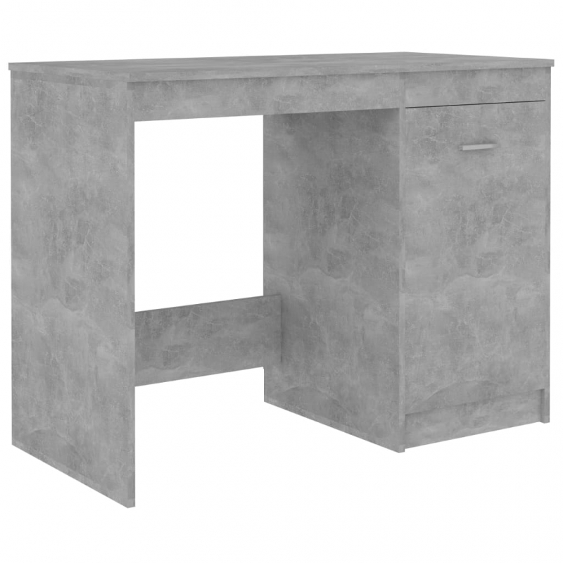 Schreibtisch Betongrau 140x50x76 cm Holzwerkstoff