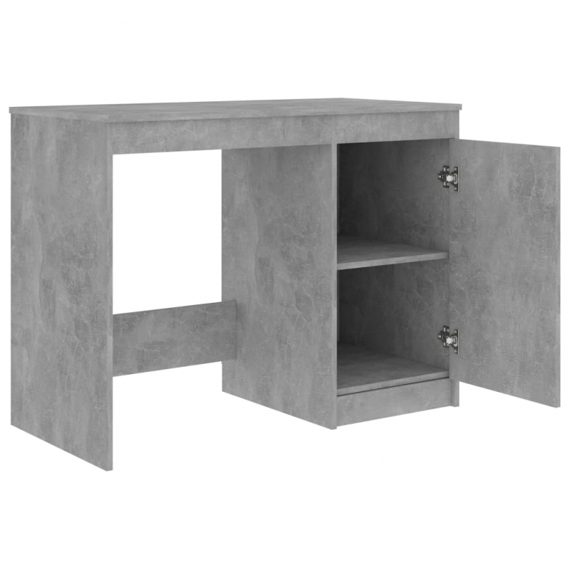 Schreibtisch Betongrau 140x50x76 cm Holzwerkstoff