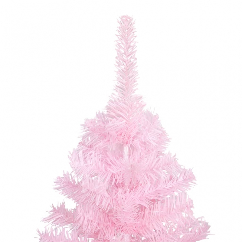 Künstlicher Weihnachtsbaum mit Ständer Rosa 180 cm PVC