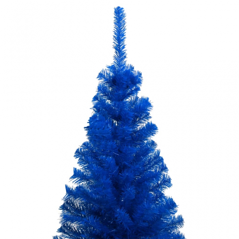 Künstlicher Weihnachtsbaum mit Ständer Blau 150 cm PVC