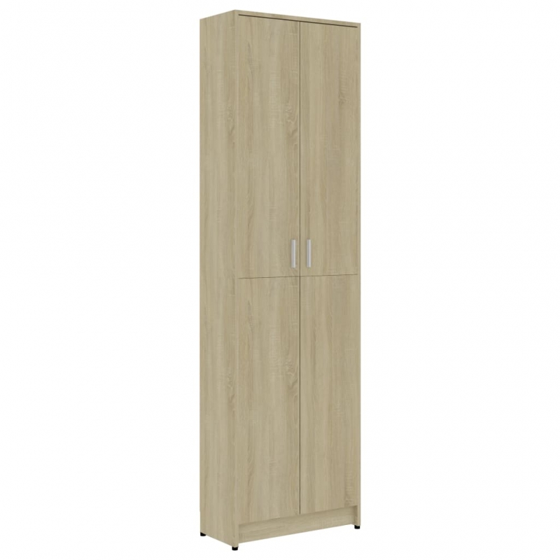 Garderobenschrank Sonoma-Eiche 55x25x189 cm Holzwerkstoff