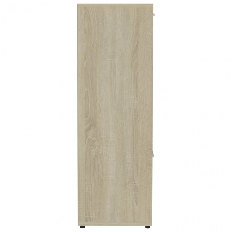Bücherregal Sonoma-Eiche 90x30x90 cm Holzwerkstoff