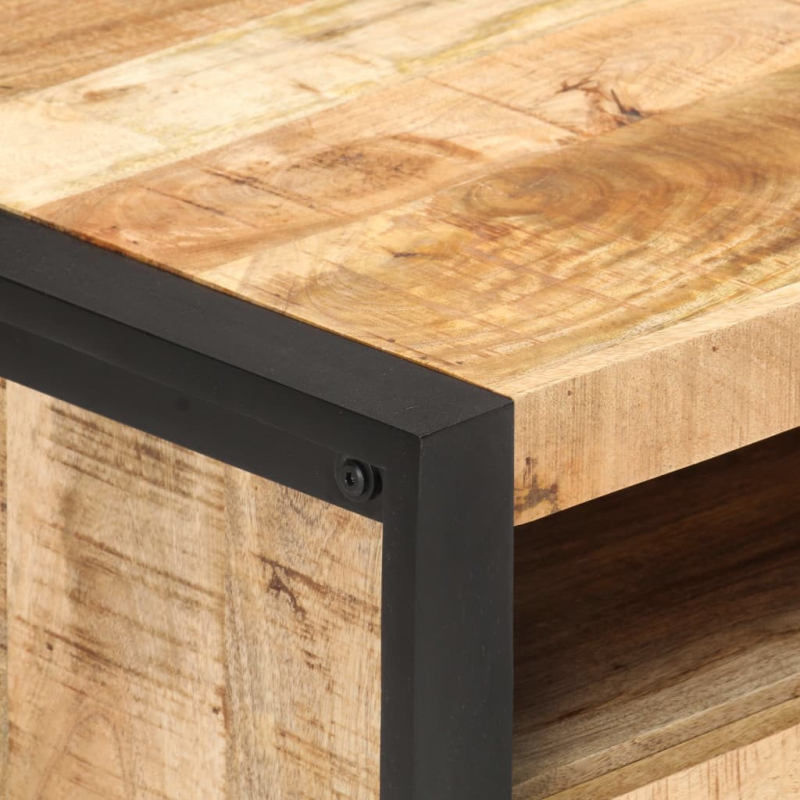 Couchtisch 100x50x40 cm Raues Mangoholz