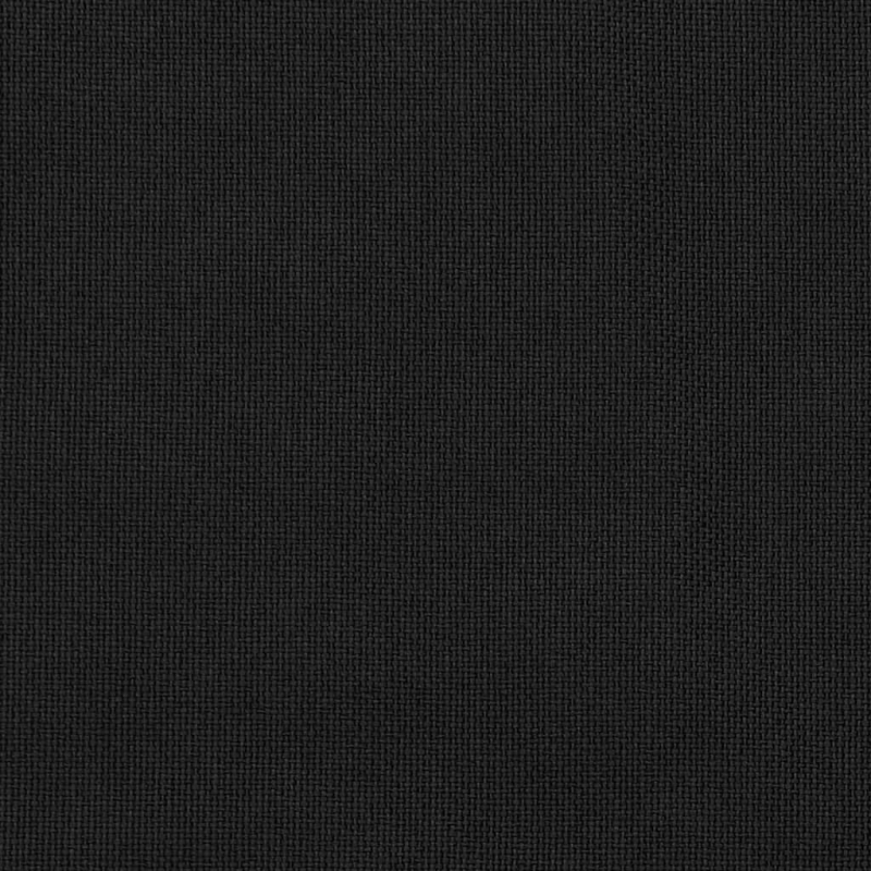 Verdunkelungsvorhänge Ösen Leinenoptik 2 Stk. Schwarz 140x245cm