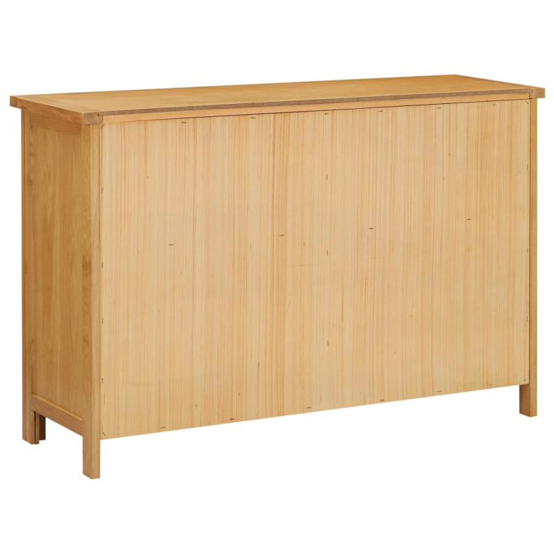 Schubladenschrank 105 x 33,5 x 73 cm Massivholz Eiche