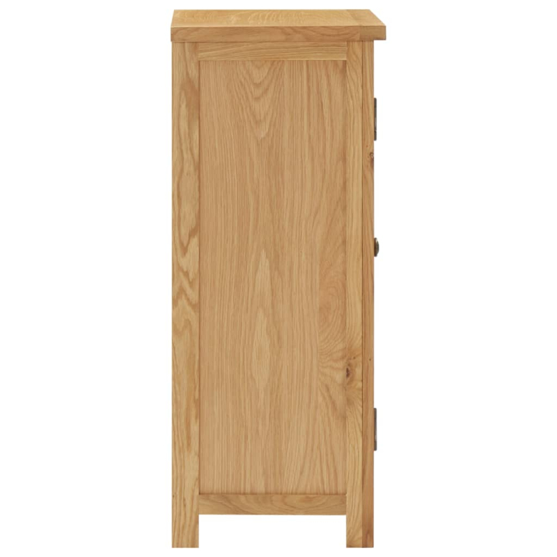 Schrank 45x32x85 cm Eiche Massivholz