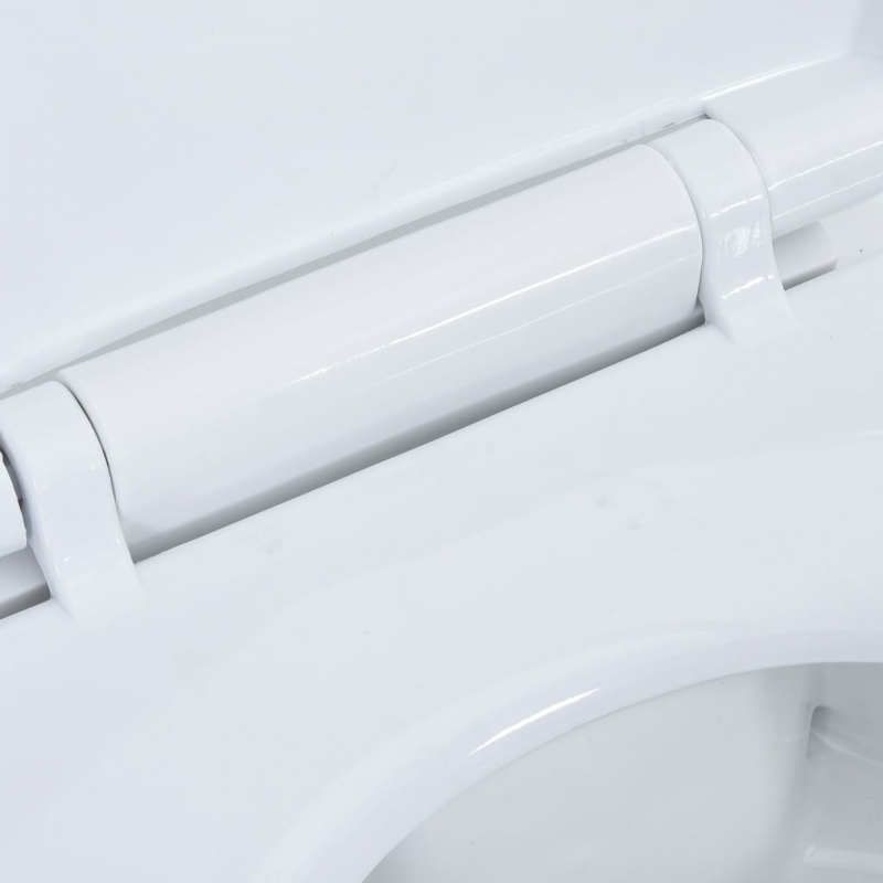 Hohe Spülrandlose Toilette Soft-Close 7 cm Erhöhte Höhe Keramik