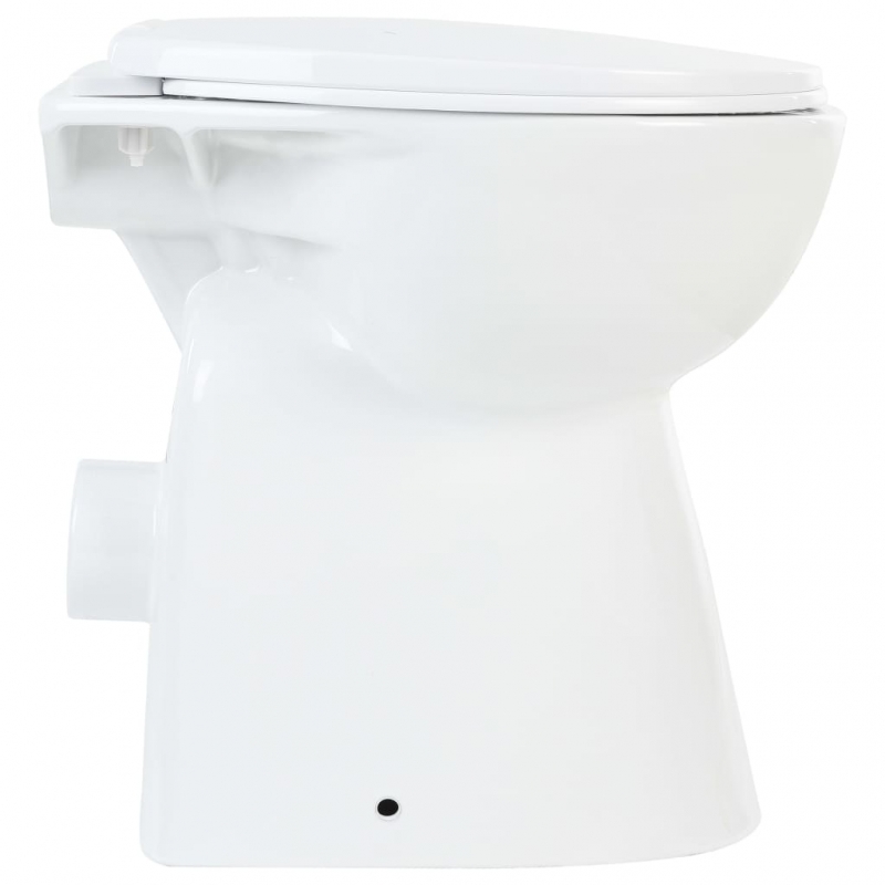Hohe Spülrandlose Toilette Soft-Close 7 cm Erhöhte Höhe Keramik